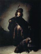 REMBRANDT Harmenszoon van Rijn, Self-Portrait in Oriental Costume